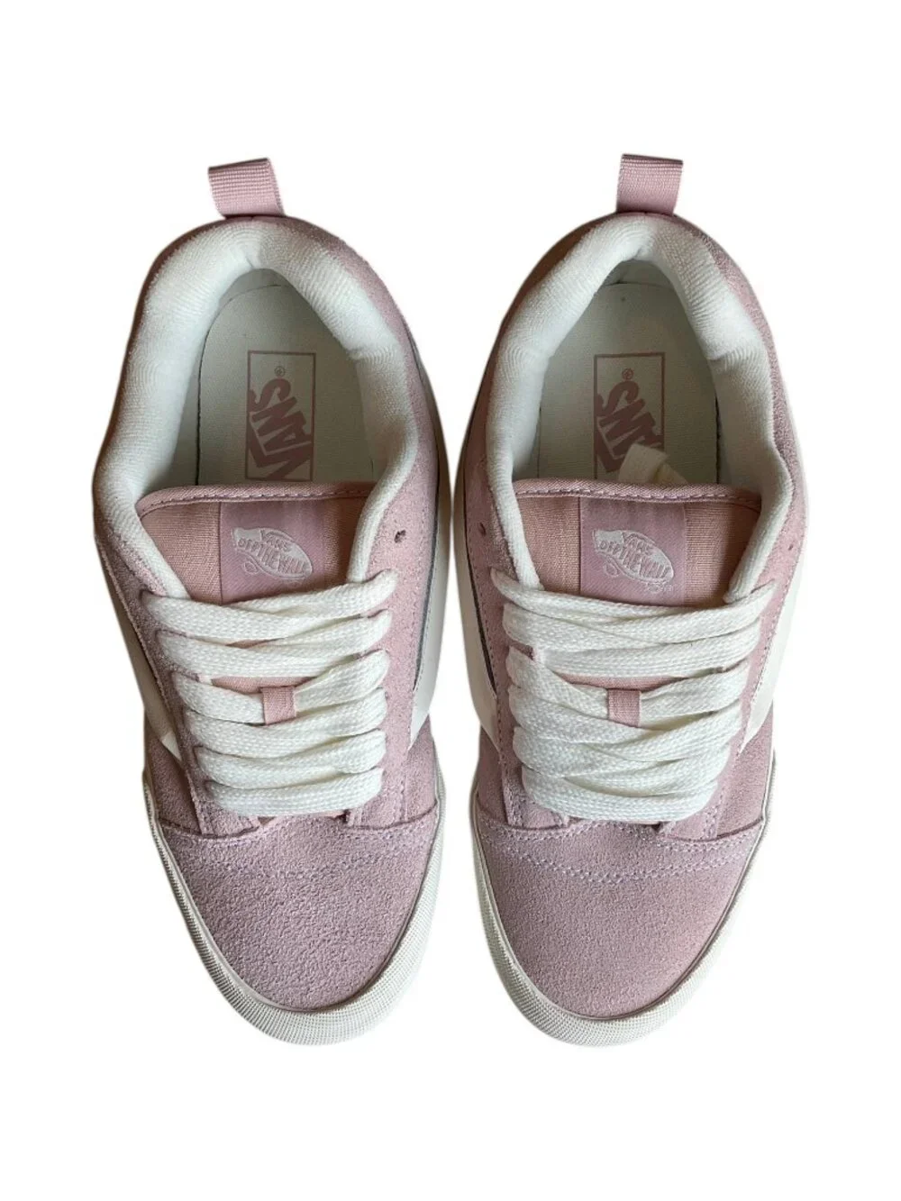 Vans Knu Skool Pink Suede Shoes Size 10